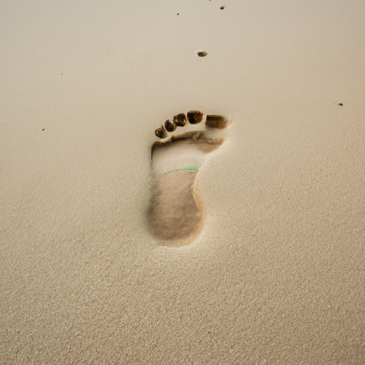 Footprints on the sandy beach of Krabi, symbolizing the memorable experiences of travelers
