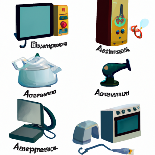 An image of common household appliances exhibiting common issues